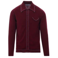 Crawdaddy Micro Dash LS Polo (SG) -Cheap Outfits For Man Store madcap england crawdaddy long sleeve polo zinfandel 3 30121.1661262430 2