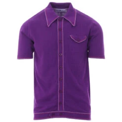 Crawdaddy Micro Dash Knit Polo B -Cheap Outfits For Man Store madcap england crawdaddy polo purple 3 71933.1661262196 6