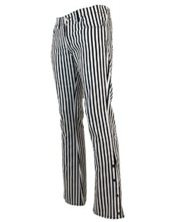 'Duke' - Retro 60s/70s Striped Flares By MADCAP BW -Cheap Outfits For Man Store madcap england duke flares blackwhite2 69147.1666957880
