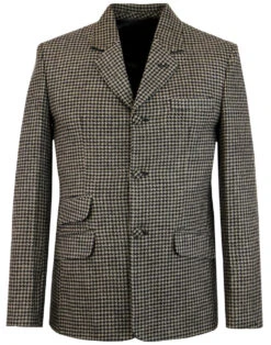 Dylan Mod Brushed Dogtooth Blazer -Cheap Outfits For Man Store madcap england dylan dogtooth jacket 6 00413.1661270183