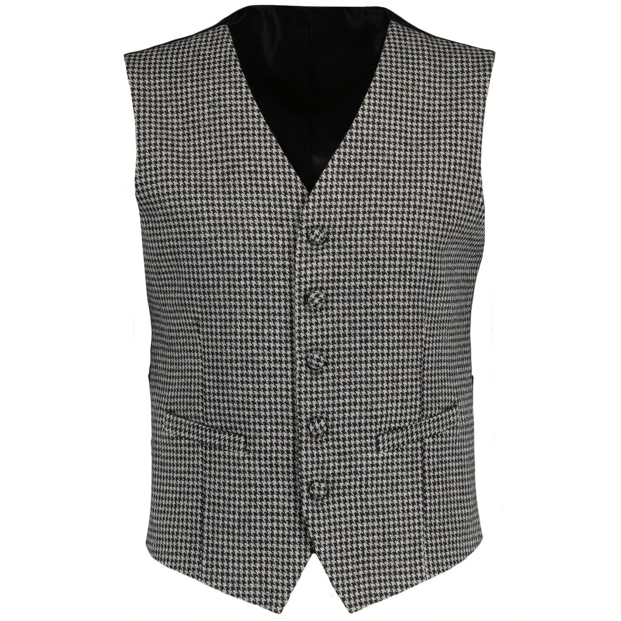 Dylan 60s Mod Dogtooth Waistcoat 3 Dylan 60s Mod Dogtooth Waistcoat