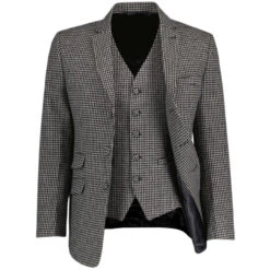 Dylan Brushed Dogtooth Mod Blazer -Cheap Outfits For Man Store madcap england dylan suit 3 71812.1682089171