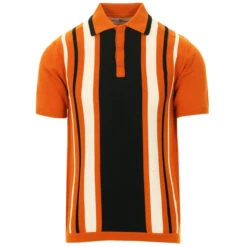 Folklore Mod Stripe Knit Polo BLUE -Cheap Outfits For Man Store madcap england folklore polo shirt marmalade 4 92597.1661262020 2