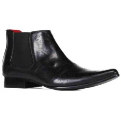 Gauntlet Mod Paisley Chelsea Boots -Cheap Outfits For Man Store madcap england gauntlet paisley chelsea boots black 5 11289.1667399081