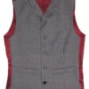 Mod POW Check Lapel Waistcoat GREY -Cheap Outfits For Man Store madcap england grey check waistcoat 2 70738.1661268302