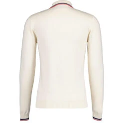 Apollo Mod Grid Check Big Collar Zip Polo Cardigan Snow White -Cheap Outfits For Man Store madcap england grid knit ring zip polo cardigan snow white mc1069 11 62701.1693991776 1