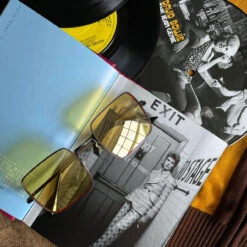 Harrison 60s Square Sunglasses - Silver Frame With Yellow Lenses -Cheap Outfits For Man Store madcap england harrison sunglasses yellow1 86628.1661264835