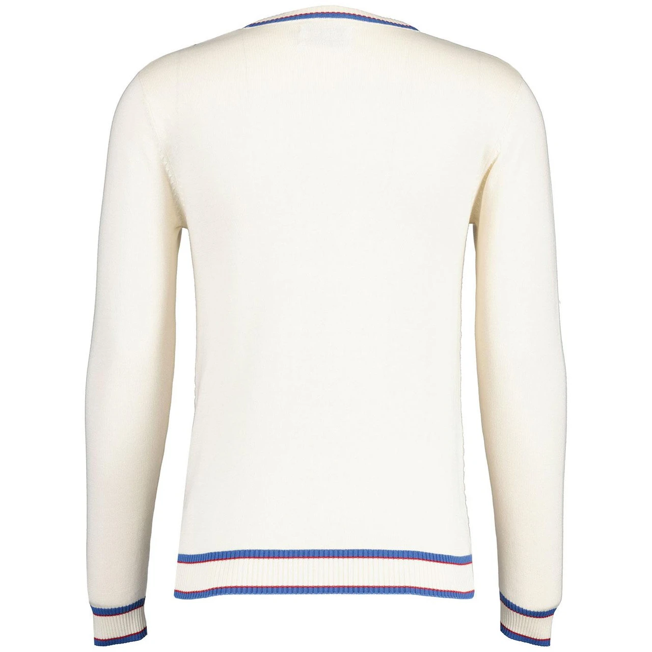 Hawkins Mod Jacquard Dash Front Jumper In Black 4 Hawkins Mod Jacquard Dash Front Jumper In Black - Image 2