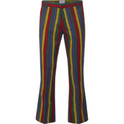 Hendrix Stripe Retro 60s Flares -Cheap Outfits For Man Store madcap england hendrix stripe flares 11 53235.1661263341