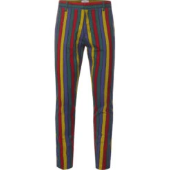 Hendrix Stripe Retro Slim Trousers 7 Hendrix Stripe Retro Slim Trousers -Cheap Outfits For Man Store madcap england hendrix stripe slim trousers 1 00406.1661263360