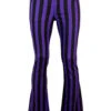 Holy Roller - Retro 60s Striped 70s Indie Flares B -Cheap Outfits For Man Store madcap england holy roller blackpurple3 34814.1661274055
