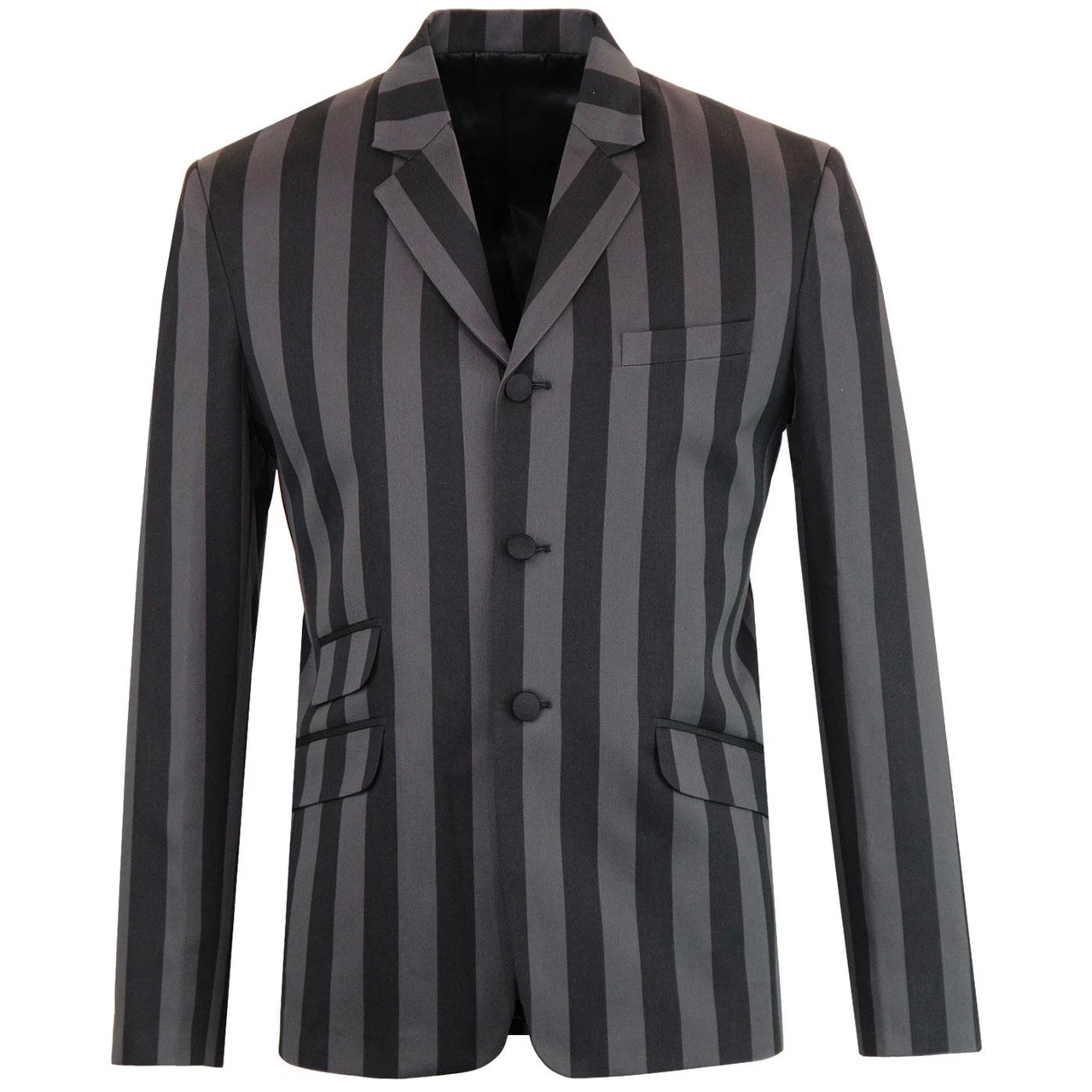 Inferno 60s Mod Stripe Blazer (B/G) 3 Inferno 60s Mod Stripe Blazer (B/G)