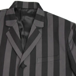 Inferno 60s Mod Stripe Blazer (B/G) 13 Inferno 60s Mod Stripe Blazer (B/G) -Cheap Outfits For Man Store madcap england inferno stripe blazer black grey 4 97509.1661266195