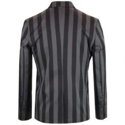 Inferno 60s Mod Stripe Blazer (B/G) 12 Inferno 60s Mod Stripe Blazer (B/G) -Cheap Outfits For Man Store madcap england inferno stripe blazer black grey 5 21464.1661266192