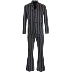 Inferno 60s Mod Stripe Blazer (B/G) 10 Inferno 60s Mod Stripe Blazer (B/G) -Cheap Outfits For Man Store madcap england inferno stripe flared suit 1 49939.1661266196