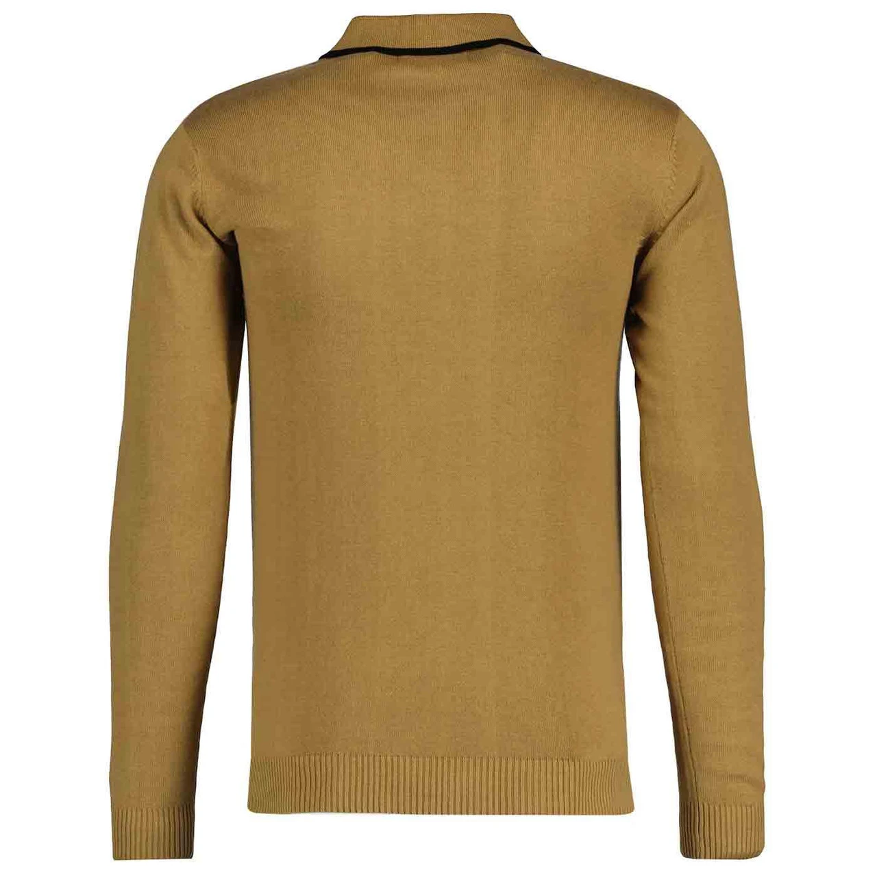 Junot Mod Waffle Stripe Knit Polo F 8 Junot Mod Waffle Stripe Knit Polo F - Image 6