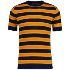 Kingsnake Mod Stripe Knit Tee N 13 Kingsnake Mod Stripe Knit Tee N -Cheap Outfits For Man Store madcap england kingsnake stripe knit tee navy 3 06091.1668164233