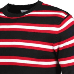 Kingsnake Mod Stripe Knit Tee N 12 Kingsnake Mod Stripe Knit Tee N -Cheap Outfits For Man Store madcap england kingsnake stripe knitted tee black 4 74643.1668164286