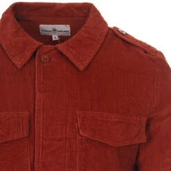 Lennon Mod Cord Shirt Jacket (Rust) -Cheap Outfits For Man Store madcap england lennon cord military jacket rust 2 36312.1661262635 3