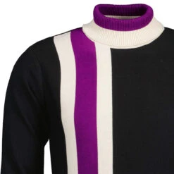 Lewis Mod Roll Neck Racing Jumper -Cheap Outfits For Man Store madcap england lewis roll neck jumper black 3 98814.1661260340