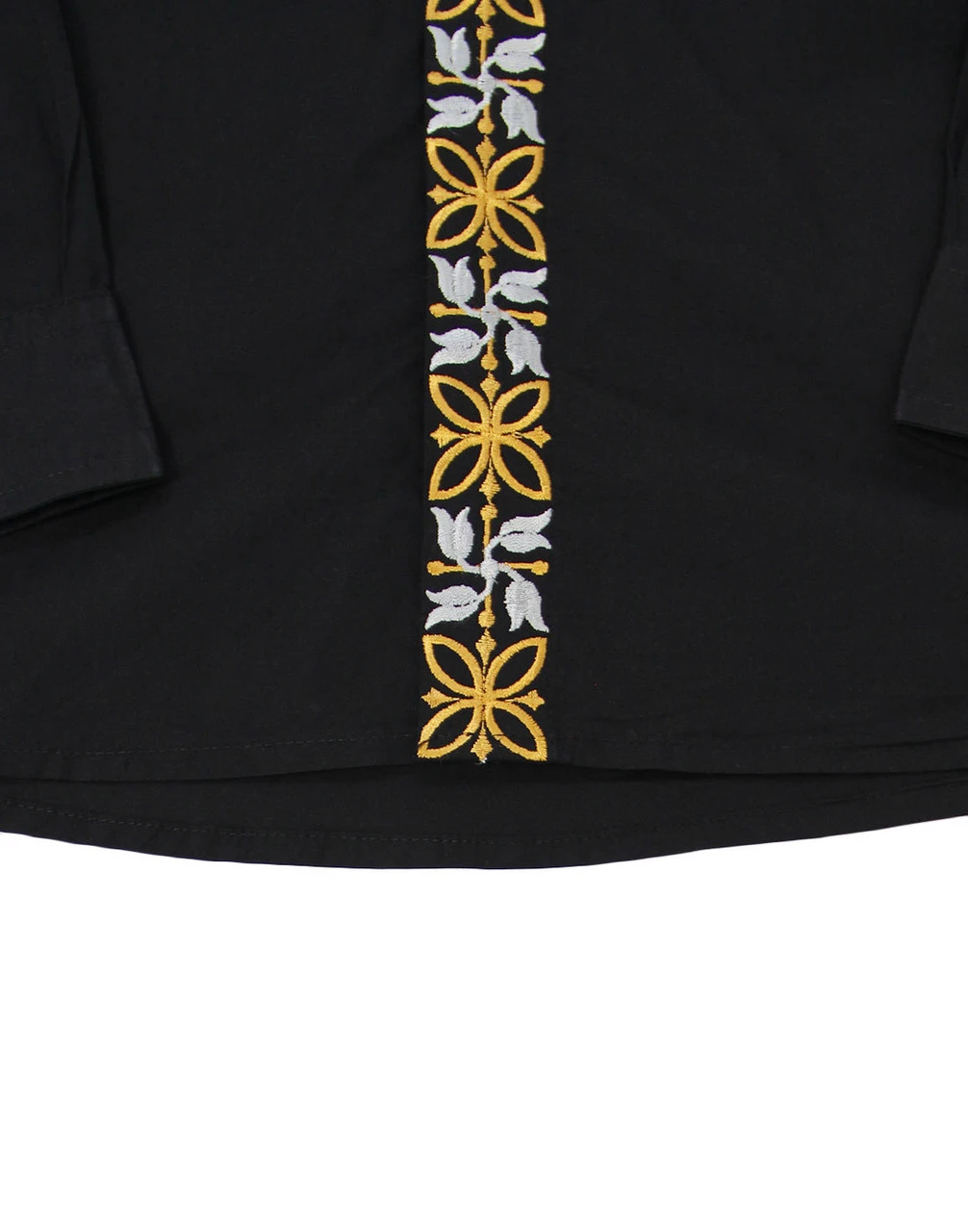 Avory 60s Mandarin Collar Shirt (N) 5 Avory 60s Mandarin Collar Shirt (N) - Image 3