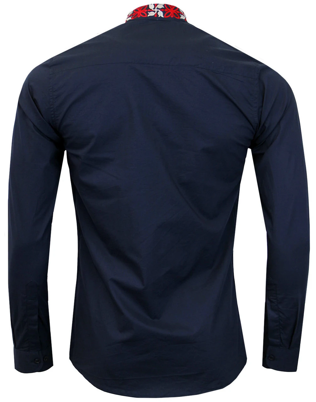 Avory 60s Mandarin Collar Shirt (N) 10 Avory 60s Mandarin Collar Shirt (N) - Image 8