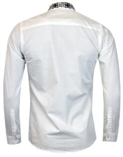 Avory 60s Mandarin Collar Shirt (W) -Cheap Outfits For Man Store madcap england mandarin shirt white 4 61541.1661270634 1