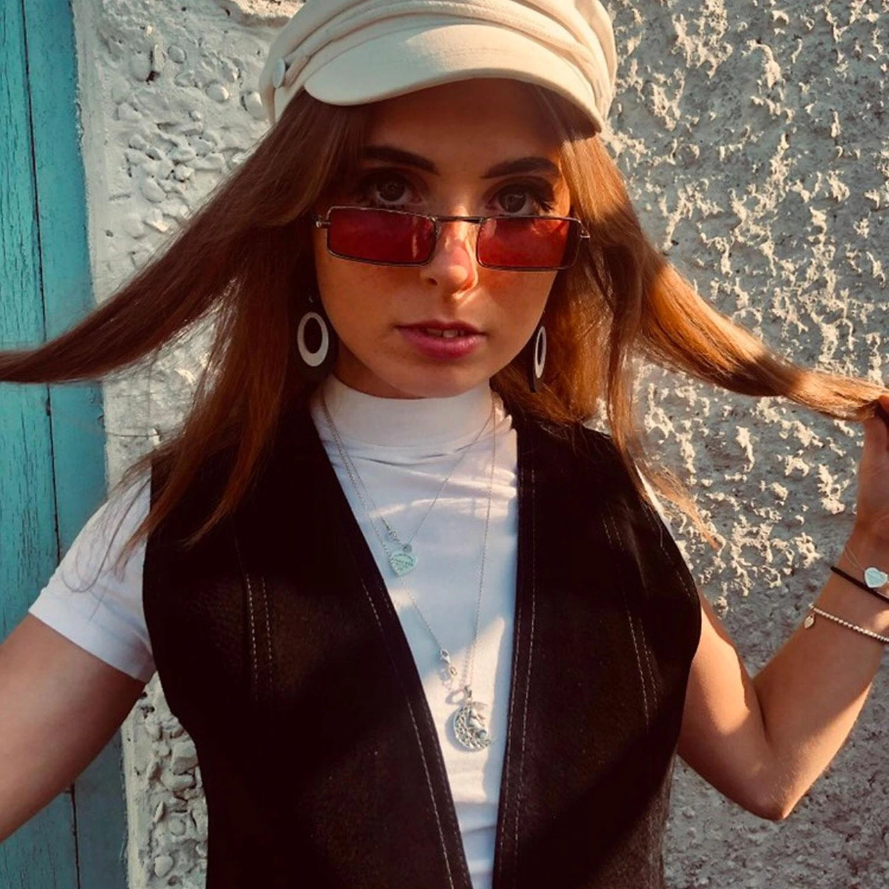 McGuinn 1960s Granny Glasses (Red) 11 McGuinn 1960s Granny Glasses (Red) - Image 9