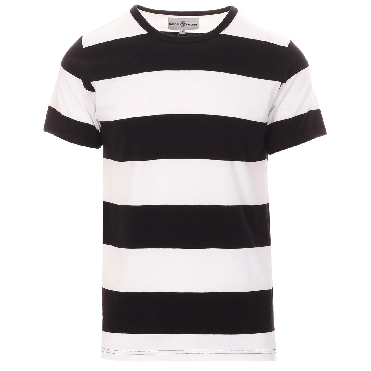 Milne Retro Mod Block Stripe Tee 7 Milne Retro Mod Block Stripe Tee - Image 5