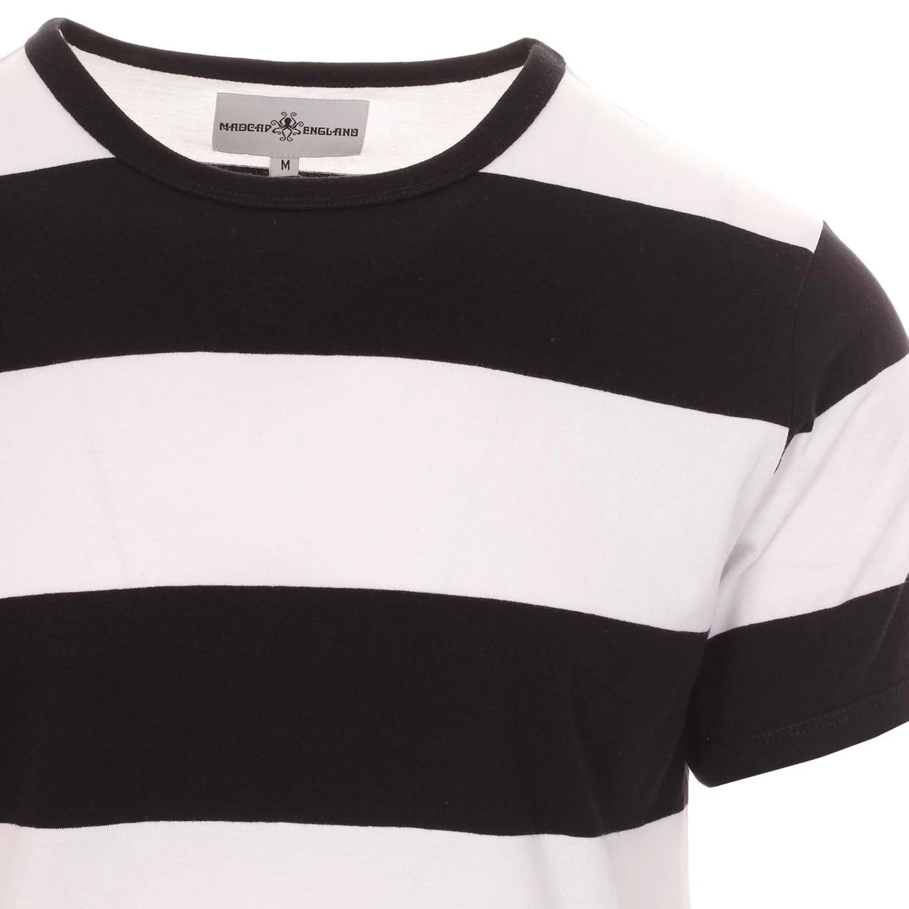 Milne Retro Mod Block Stripe Tee 5 Milne Retro Mod Block Stripe Tee - Image 3