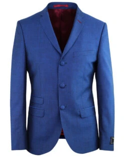 Mod Mohair Tonic Suit Blazer PURPLE -Cheap Outfits For Man Store madcap england mohair mod tonic suit blue 7 17387.1661267783