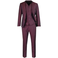 Mod Mohair Tonic Suit Jacket (Burg) -Cheap Outfits For Man Store madcap england mohair tonic suit burgundy 1 27370.1676647796