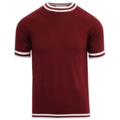 Moon 60s Mod Tipped Knit Tee (B/Y) -Cheap Outfits For Man Store madcap england moon knit tee zinfandel 3 48915.1661266845 1