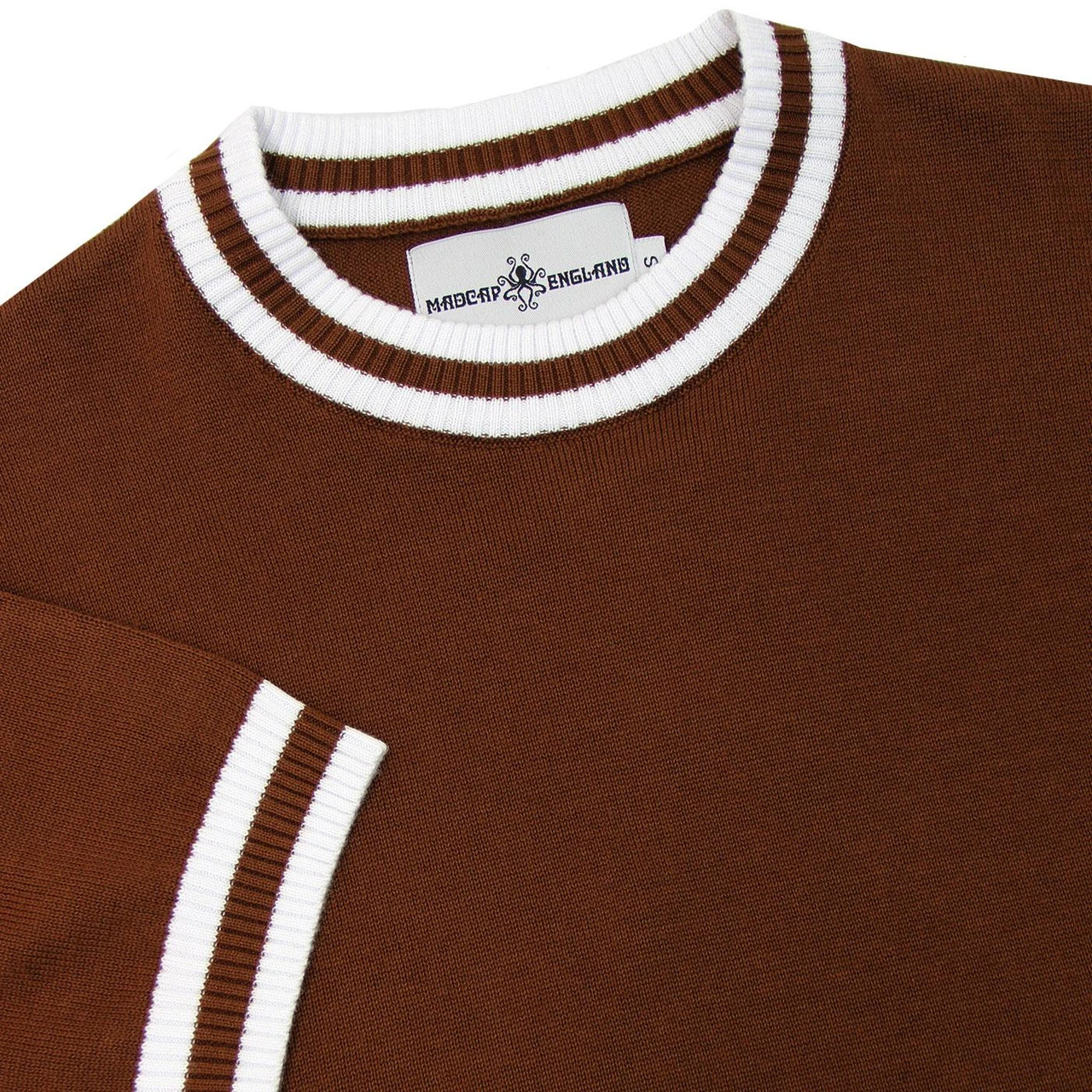 Moon Mod Tipped Knit Tee Cinnamon 7 Moon Mod Tipped Knit Tee Cinnamon - Image 5