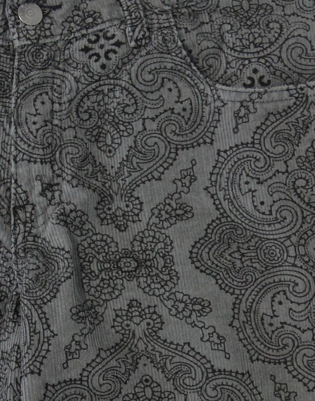 Paisley Rave 1970s Cord Bellbottoms 10 Paisley Rave 1970s Cord Bellbottoms - Image 8
