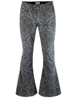Paisley Rave Twill 70s Bellbottoms -Cheap Outfits For Man Store madcap england paisley rave cords silver 6 18151.1661269150 1