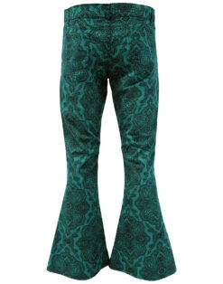 Paisley Rave Twill 70s Bellbottoms -Cheap Outfits For Man Store madcap england paisley rave flares teal 2 30161.1661270063 3