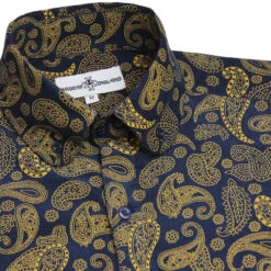 Kinfauns Penny Collar Cord Shirt -Cheap Outfits For Man Store madcap england penny collar cord paisley shirt 2 19655.1661265991