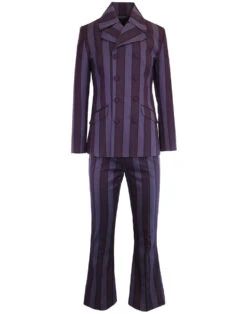Backbeat Double Breasted Blazer (G) -Cheap Outfits For Man Store madcap england purple sb stripe flare suit 2 27157.1661267803