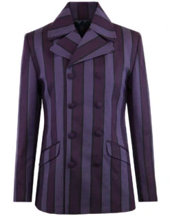 Backbeat Double Breasted Blazer (G) -Cheap Outfits For Man Store madcap england purple stripe db blazer 1 59032.1661267799