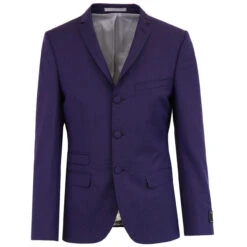 Mod Mohair Tonic Suit Blazer PURPLE -Cheap Outfits For Man Store madcap england purple tonic suit jacket 5 79988.1661267121