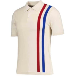 Beck Mod Racing Stripe Knit Polo B -Cheap Outfits For Man Store madcap england racing stripe knitted polo birch 2 35476.1668444258 1