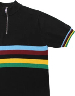 Velo Rainbow Stripe Cycling Top (B) -Cheap Outfits For Man Store madcap england rainbow stripe cycling top 1 57748.1661269655