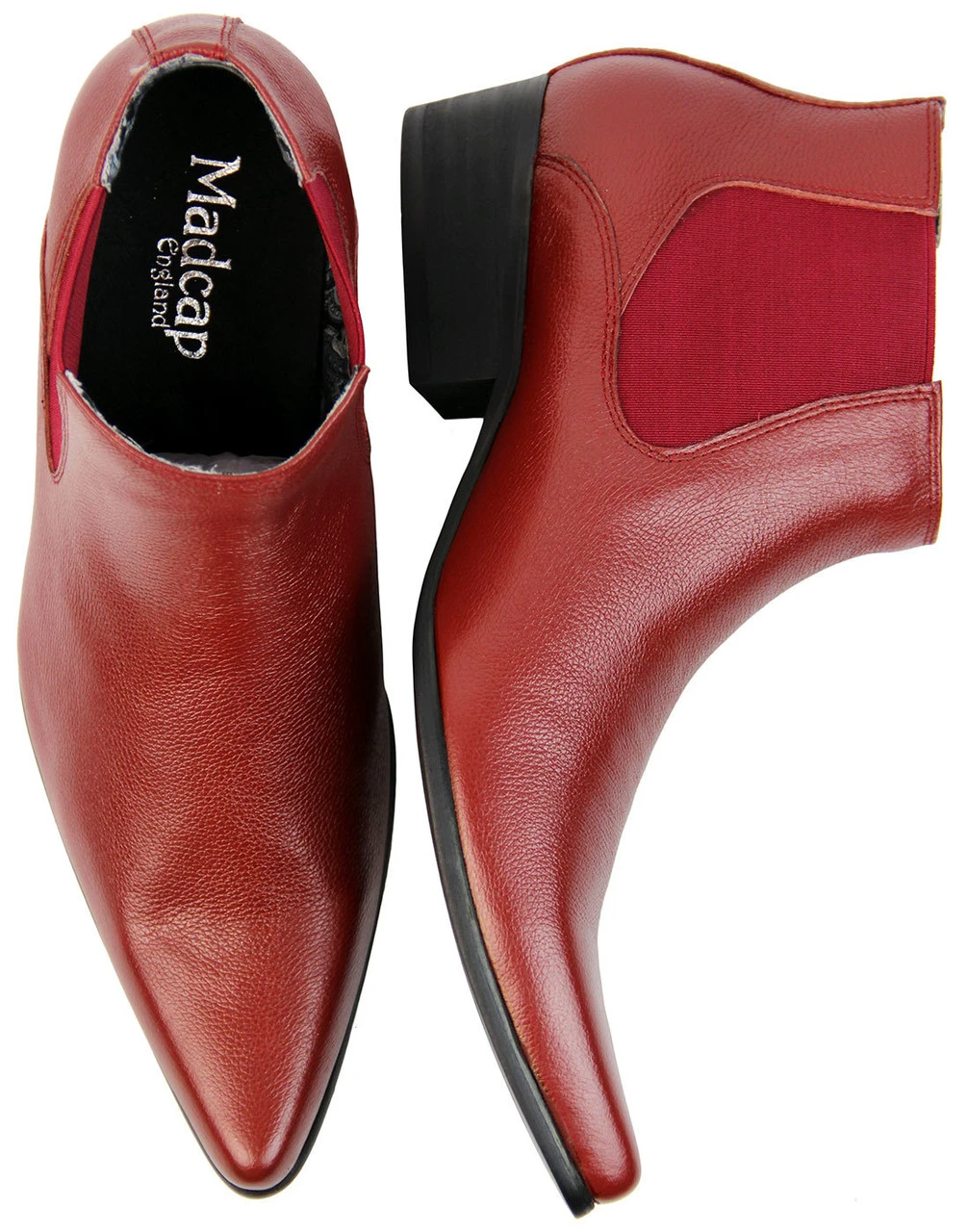 Dexter Retro Mod Chelsea Boots GREY 9 Dexter Retro Mod Chelsea Boots GREY - Image 7