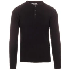 Caine Ribbed Grandad Top (Birch) -Cheap Outfits For Man Store madcap england ribbed grandad top black 1 20603.1661264041 5