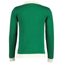 Riva Retro Zip Through Cardigan G -Cheap Outfits For Man Store madcap england riva spear collar ring zip cardigan green jacket 1 67781.1683192031 1