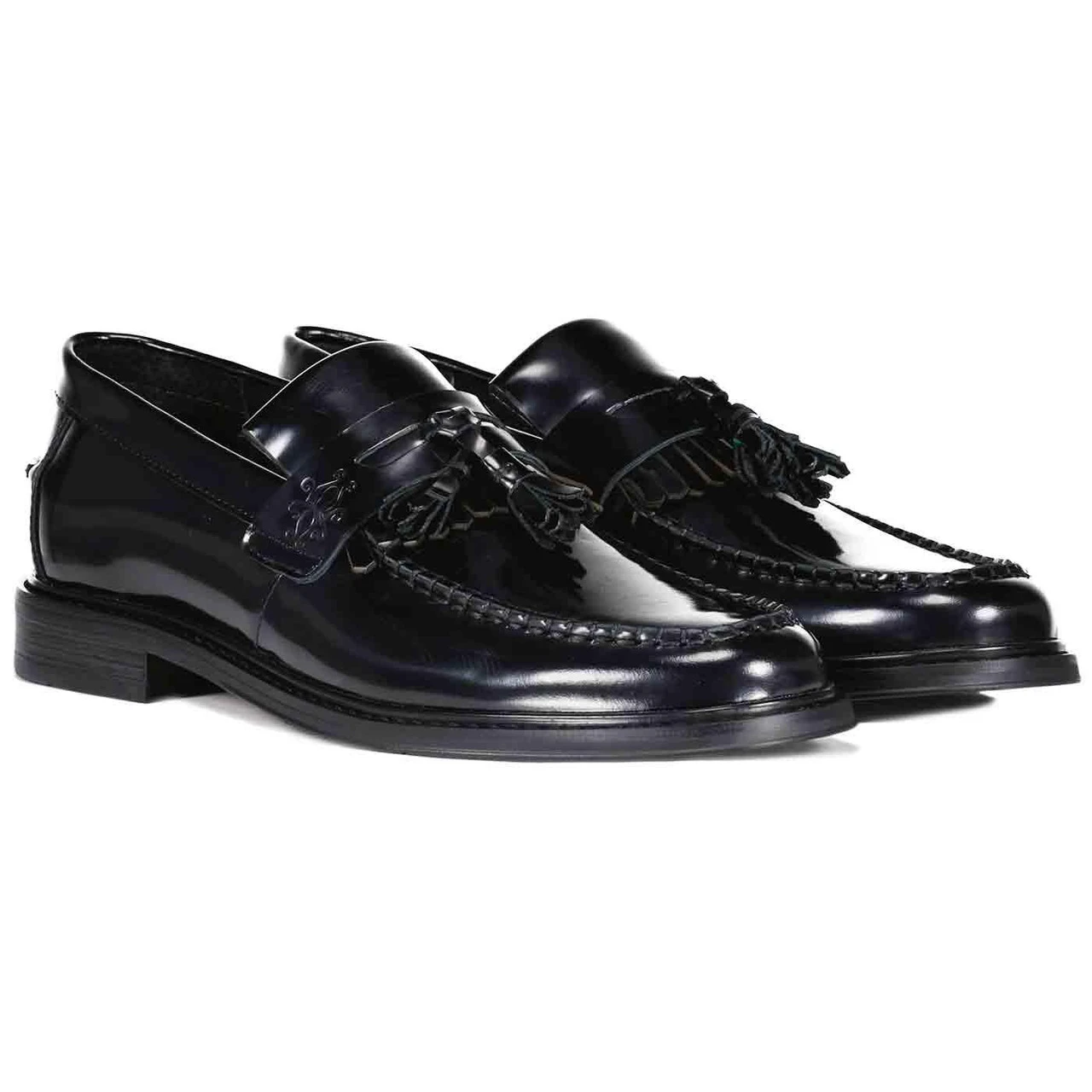 Rock Steady Mod Tassel Loafer BLACK 3 Rock Steady Mod Tassel Loafer BLACK