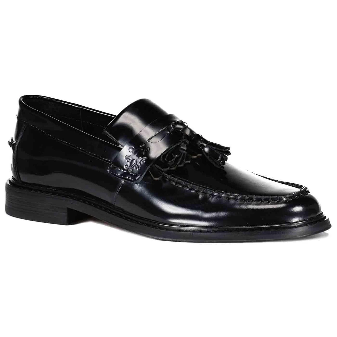 Rock Steady Mod Tassel Loafer BLACK 6 Rock Steady Mod Tassel Loafer BLACK - Image 4