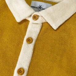 Salton Retro 50s Towelling Shirt HG -Cheap Outfits For Man Store madcap england salton towelling shirt honey gold 96471.1678373288 1
