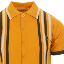 Shockwave Mod Stripe Knit Polo (CG) -Cheap Outfits For Man Store madcap england shockwave polo top amber 2 55148.1661264929 6